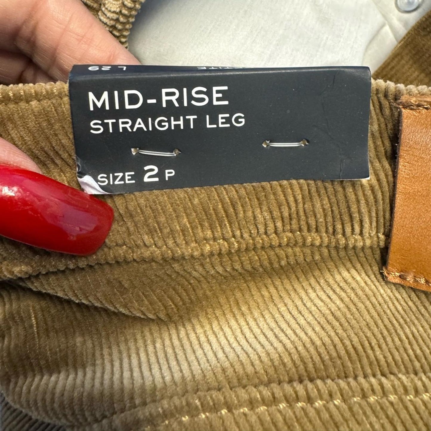 Lauren Ralph Lauren Tan Corduroy Pants