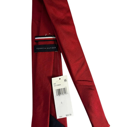 Tommy Hilfiger, Elegant Red Silk Tie