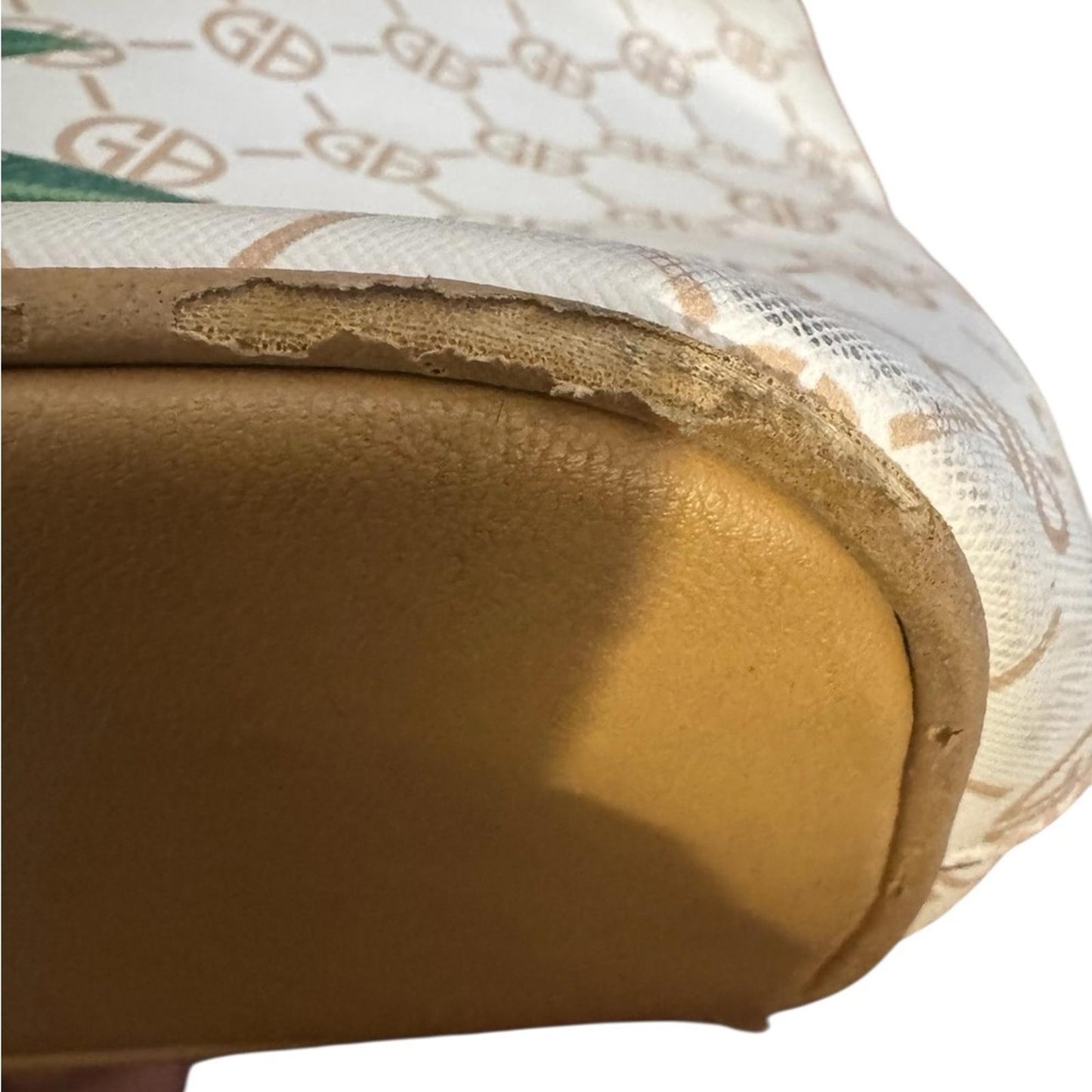 Pre-Love Giani Bernini Beige Floral Tote Bag