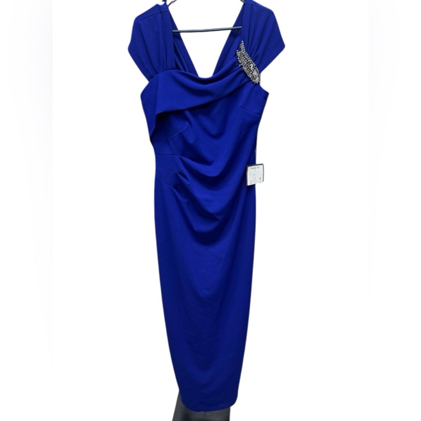 Alex Evenings Royal Blue Maxi Dress
