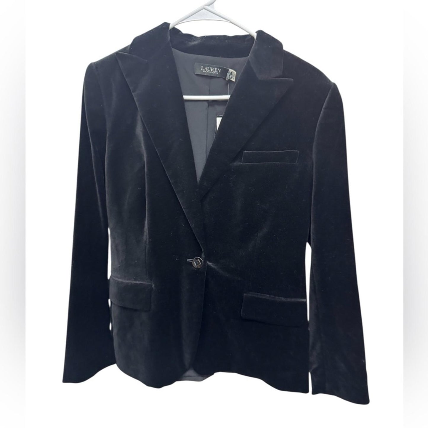 Lauren Ralph Lauren Black Velvet Blazer