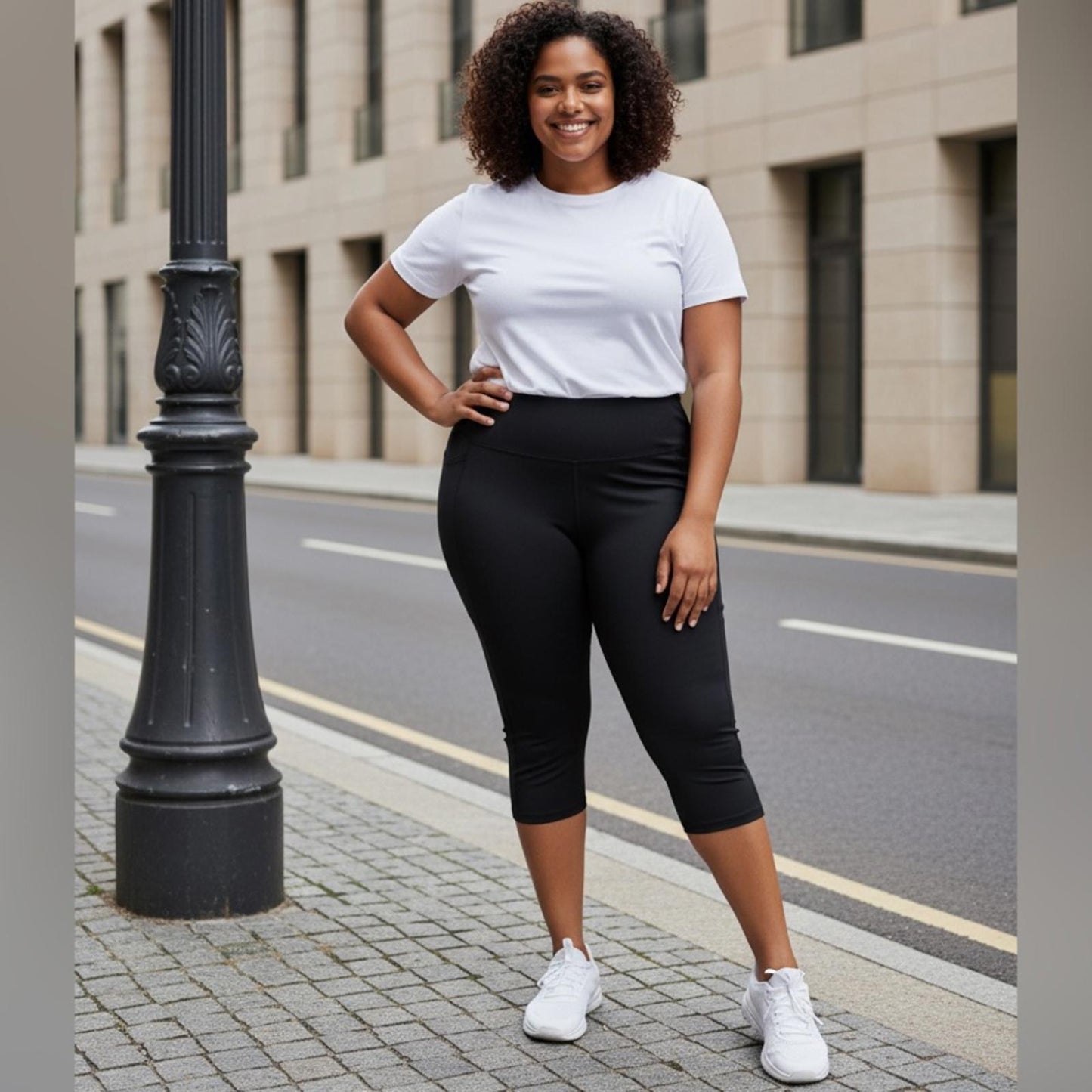 Ideology Women's Black Capri Pants