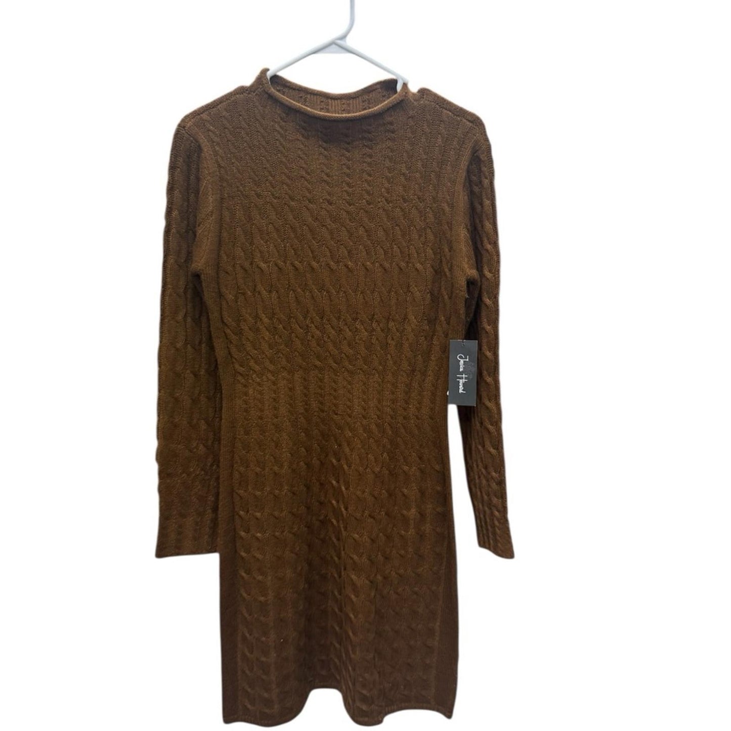 Jessica Howard Brown Long Sleeve Dress