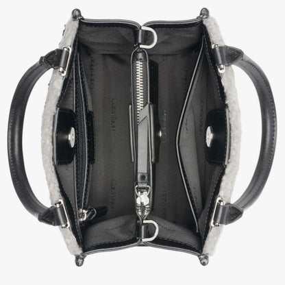 Calvin Klein Black and Cream Women's Bag