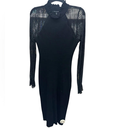 Dylan Ryan Chic Black Long Sleeve Dress