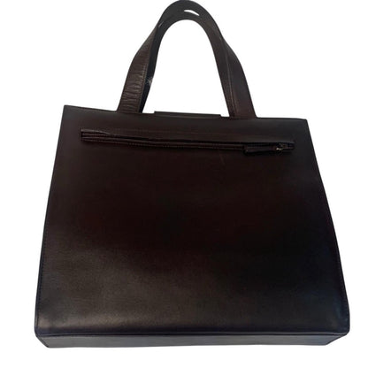 Authentic Gucci vintage Dark Brown Shoulder Bag with Gold Detail