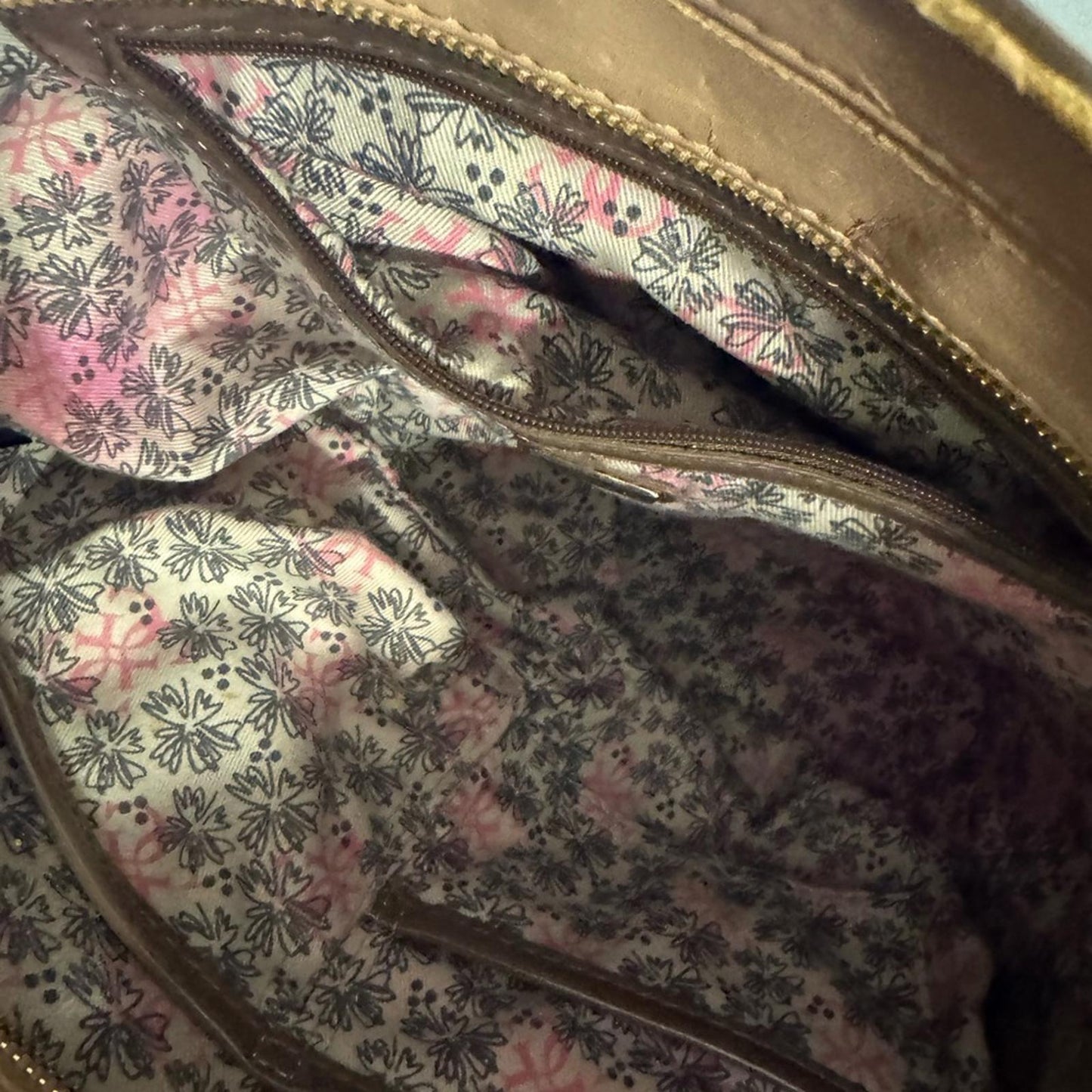Pre-Love Guess Brown and Tan Tote Bag