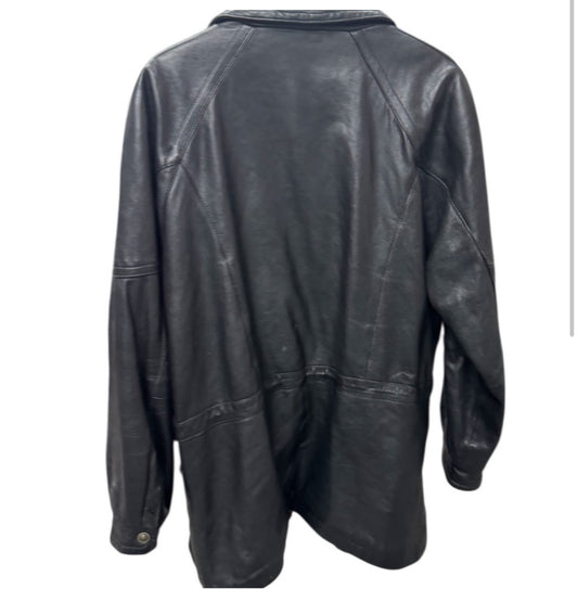 Men's Black Leather Jacket