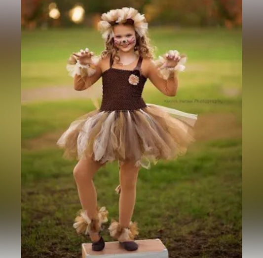 Lion costume - lion tutu - girls dress up