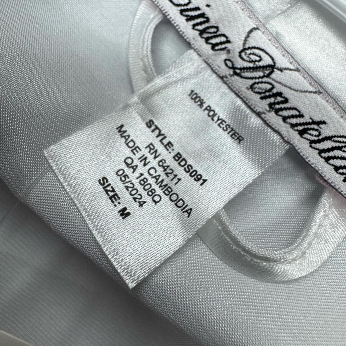 Linea Donatella Elegant Bride White Satin Sleepwear Set