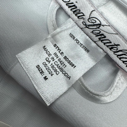 Linea Donatella Elegant Bride White Satin Sleepwear Set