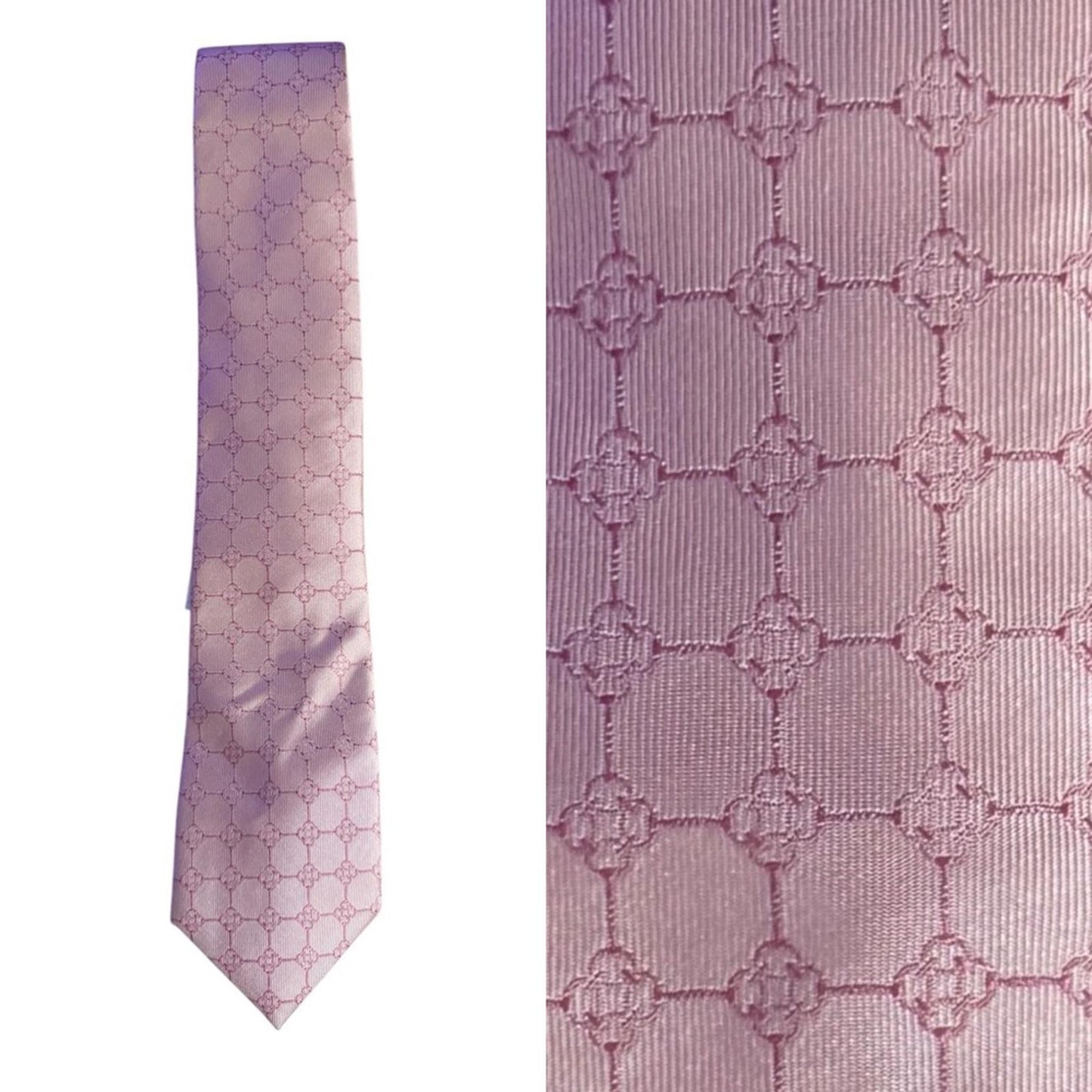 Tommy Hilfiger, Elegant Pink Patterned Tie