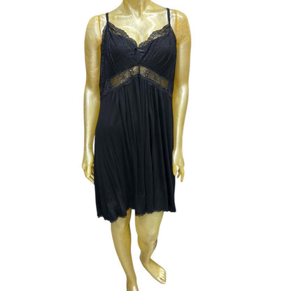 INC International Concepts Black Lace Chemise
