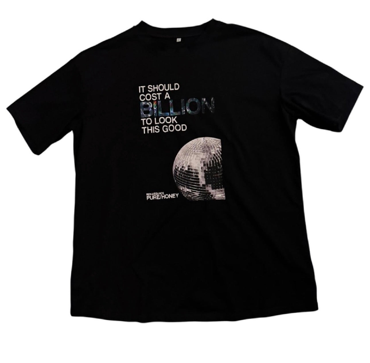 Black Graphic T-Shirt “ it should cost 8 billion to look this good”
