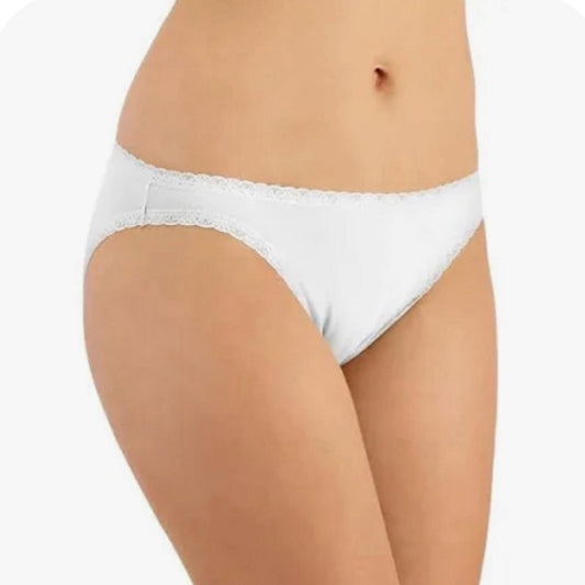 Jenni white Women's Core Bikini Panties Set
