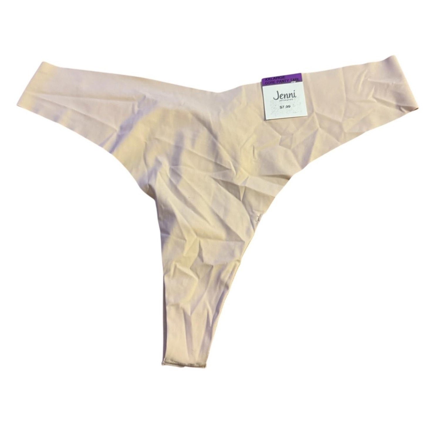 Jenni Women's seamless Thong Panties -Cream Print