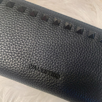 Authentic Valentino Garavani Rockstud Zip Around Wallet