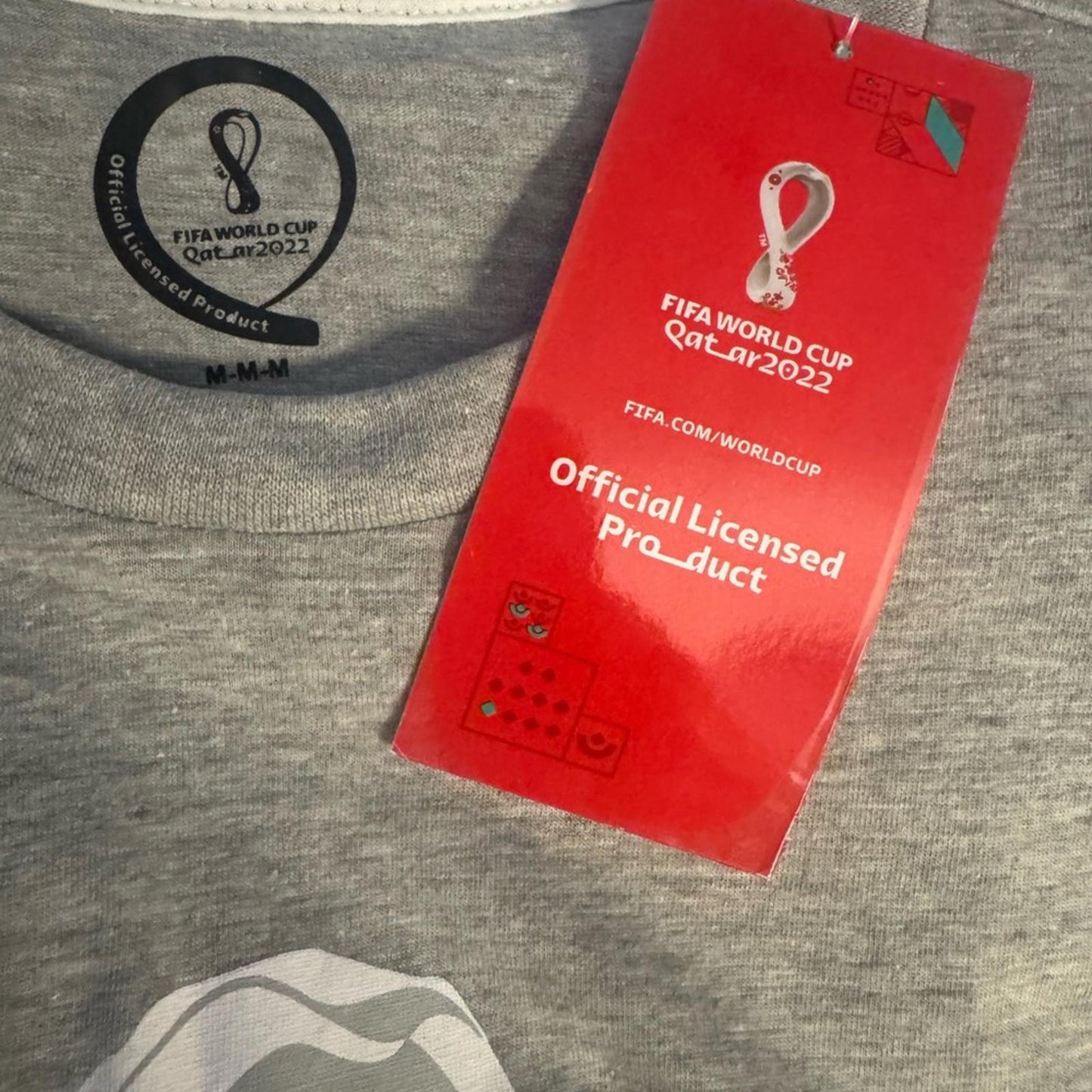 Gray FIFA World Cup Qatar 2022 Long Sleeve Tee