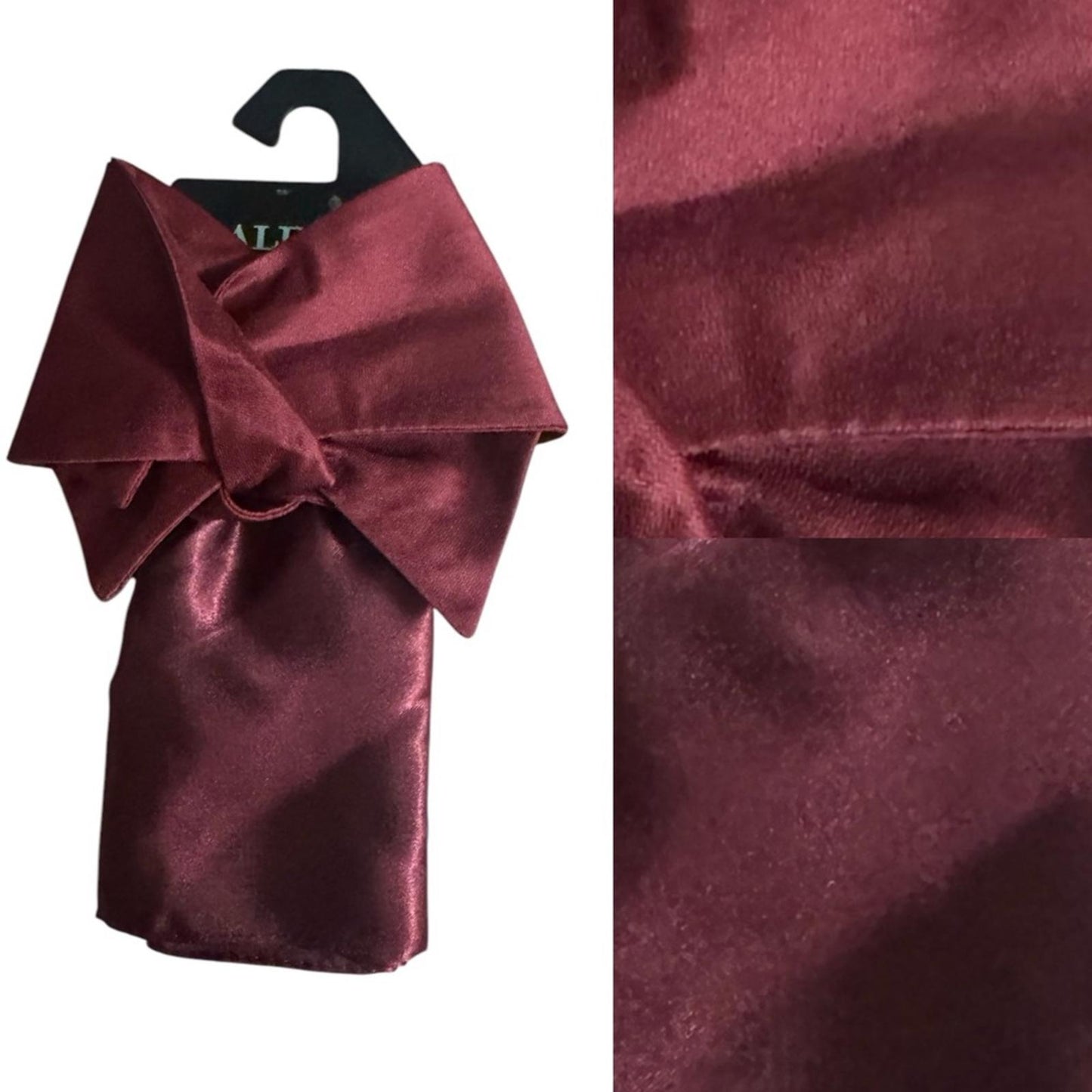 Alfani Red Bow Tie and Pocket Square Set