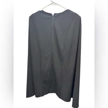 Calvin Klein Black Mini Cape Dress