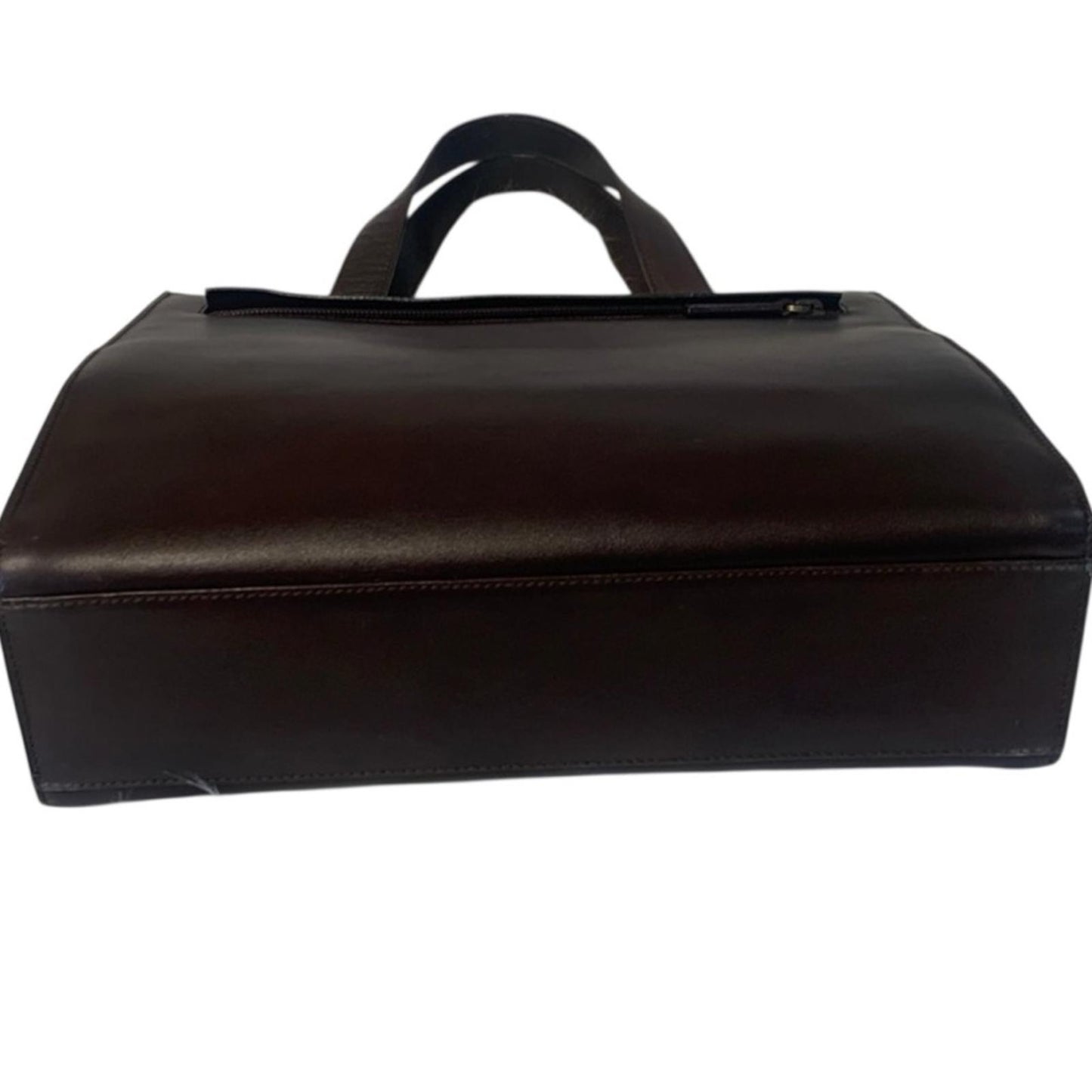 Authentic Gucci vintage Dark Brown Shoulder Bag with Gold Detail