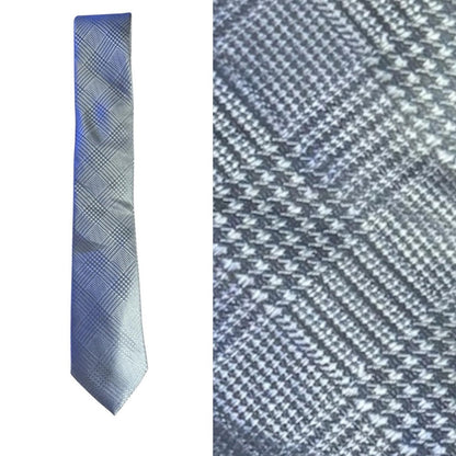 Alfani Elegant Gray Plaid Men's Tie