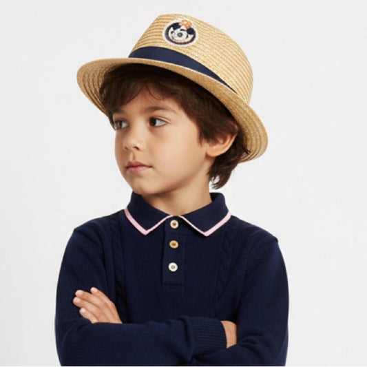 Disney Kids Tan and Blue Bucket Hat