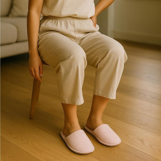 Charter Club Memory Foam Cozy Pink Women's Slippers