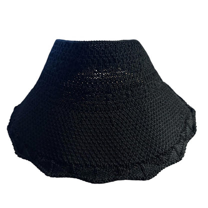 Lulla collection, - Stackable visor Elegant Black Women's Hat