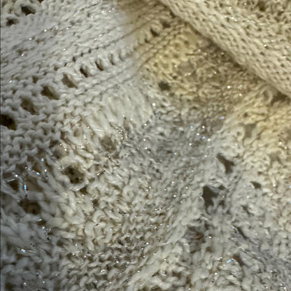 Pre-Love INC International Concepts Cream Open-Front Sweater