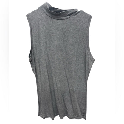 Cuddl Duds Light Gray Sleeveless Top