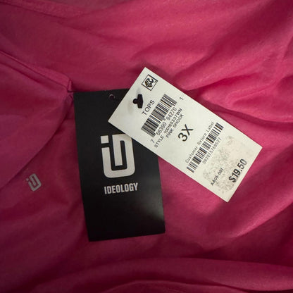 Ideology Women's Pink razor tie back Tank Top