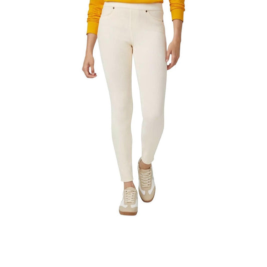 HUE Women's Cream Skinny Jeans