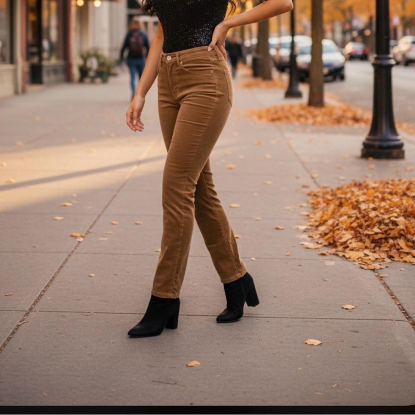 Lauren Ralph Lauren Tan Corduroy Pants