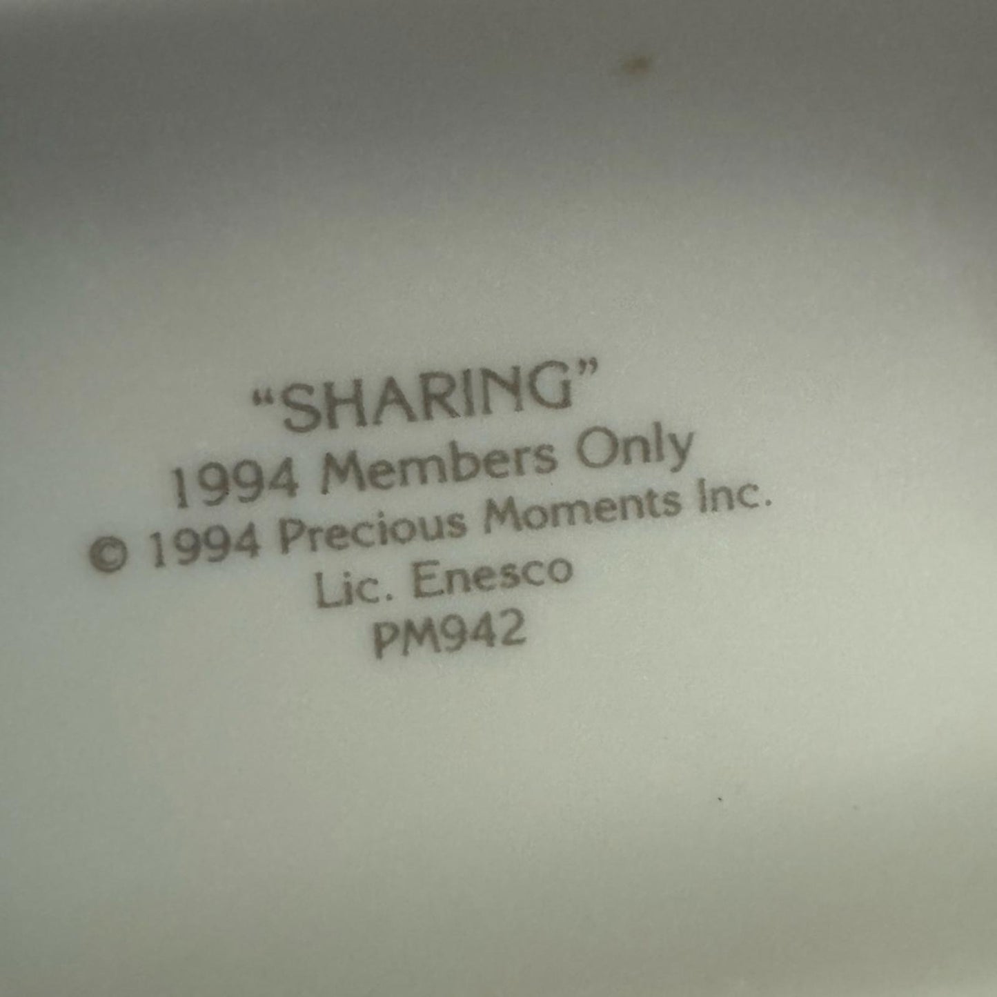 “Sharing” - Figurine precious moments