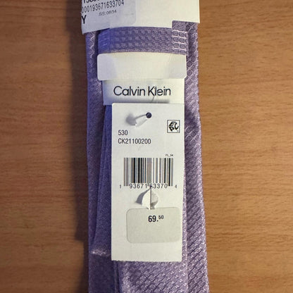 Calvin Klein lavender Textured Men's Tie