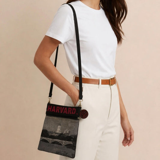 Pre-Love Robin Ruth Black and Red Crossbody Bag
