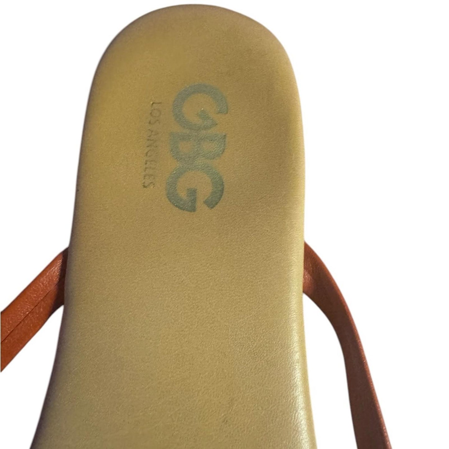 Pre-Love GBG Los Angeles Women's Orange Sandals