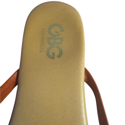 Pre-Love GBG Los Angeles Women's Orange Sandals