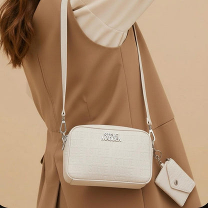 Steve Madden White Crossbody Bag