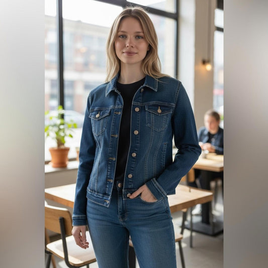 Gloria Vanderbilt Blue Denim Jacket