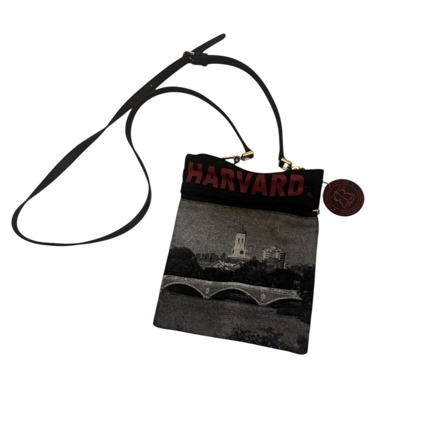 Pre-Love Robin Ruth Black and Red Crossbody Bag