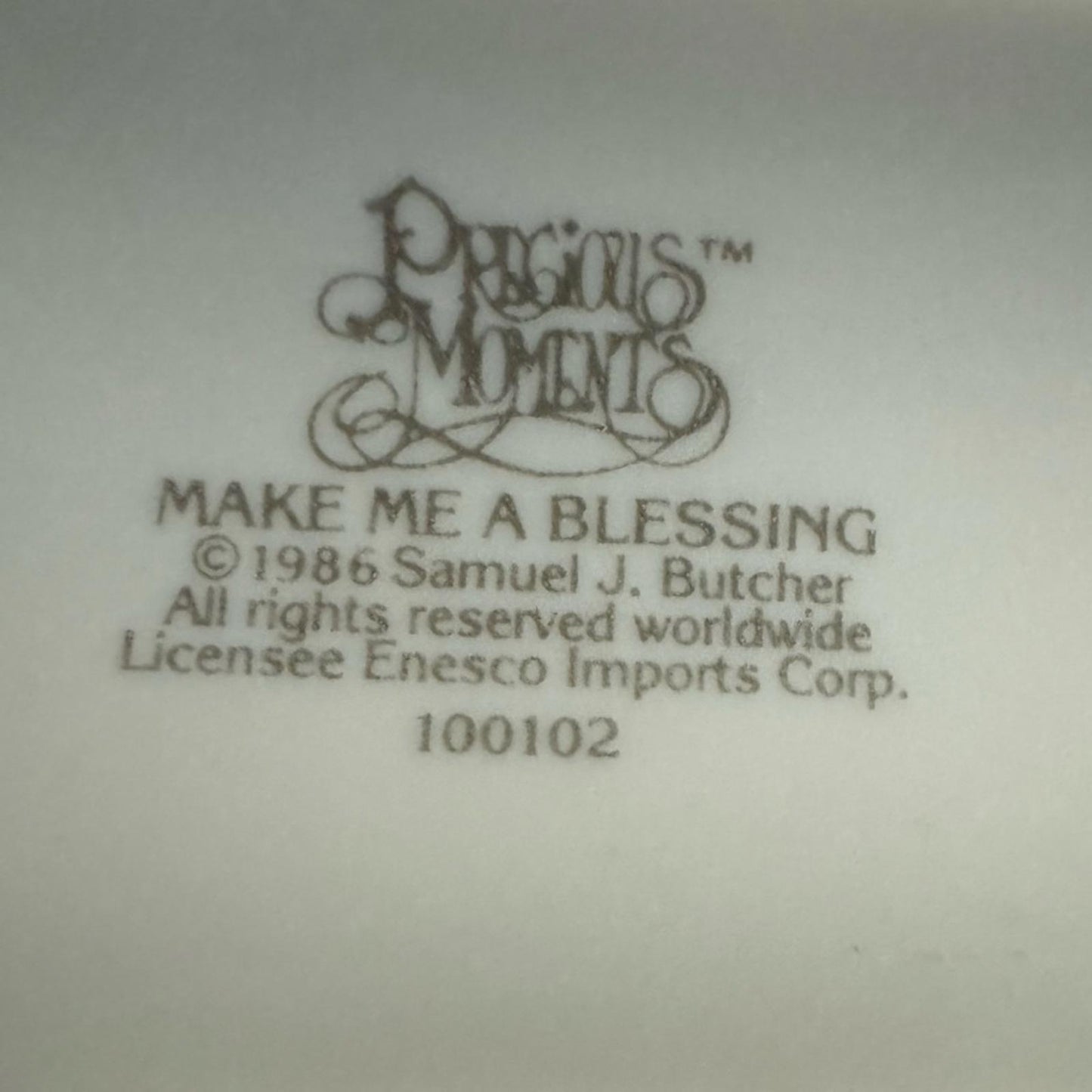 “ make me a blessing”
 Figurine precious moments