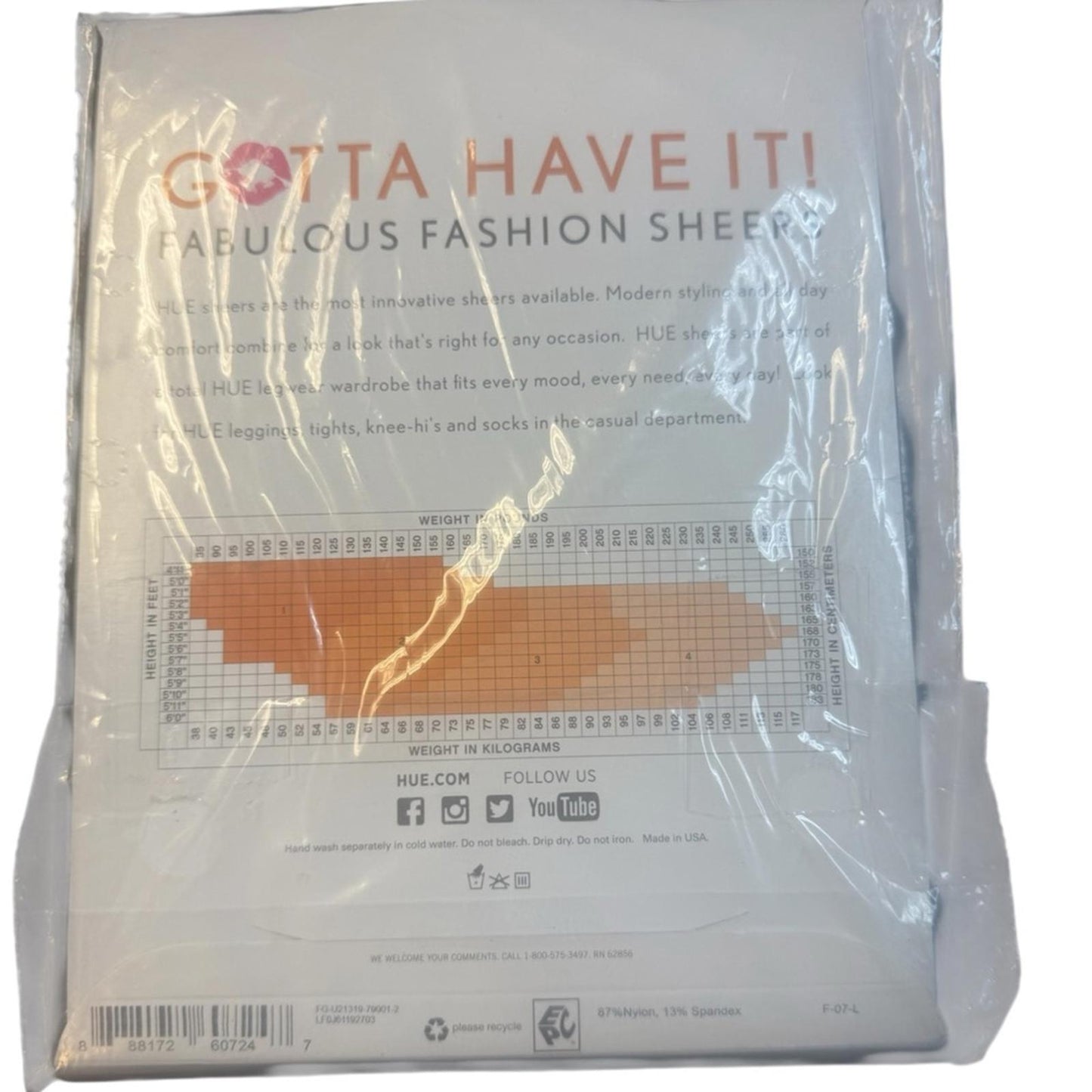 HUE Black Mesh Tights