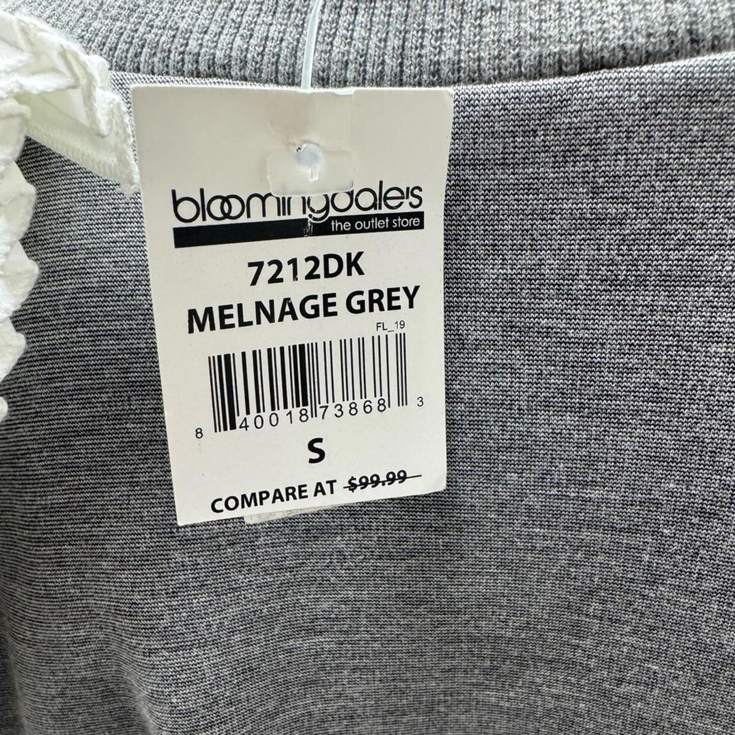 CQbyCQ Gray Ruffle Hem Sweater Dress