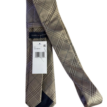 Tommy Hilfiger Gray Plaid Men's Tie