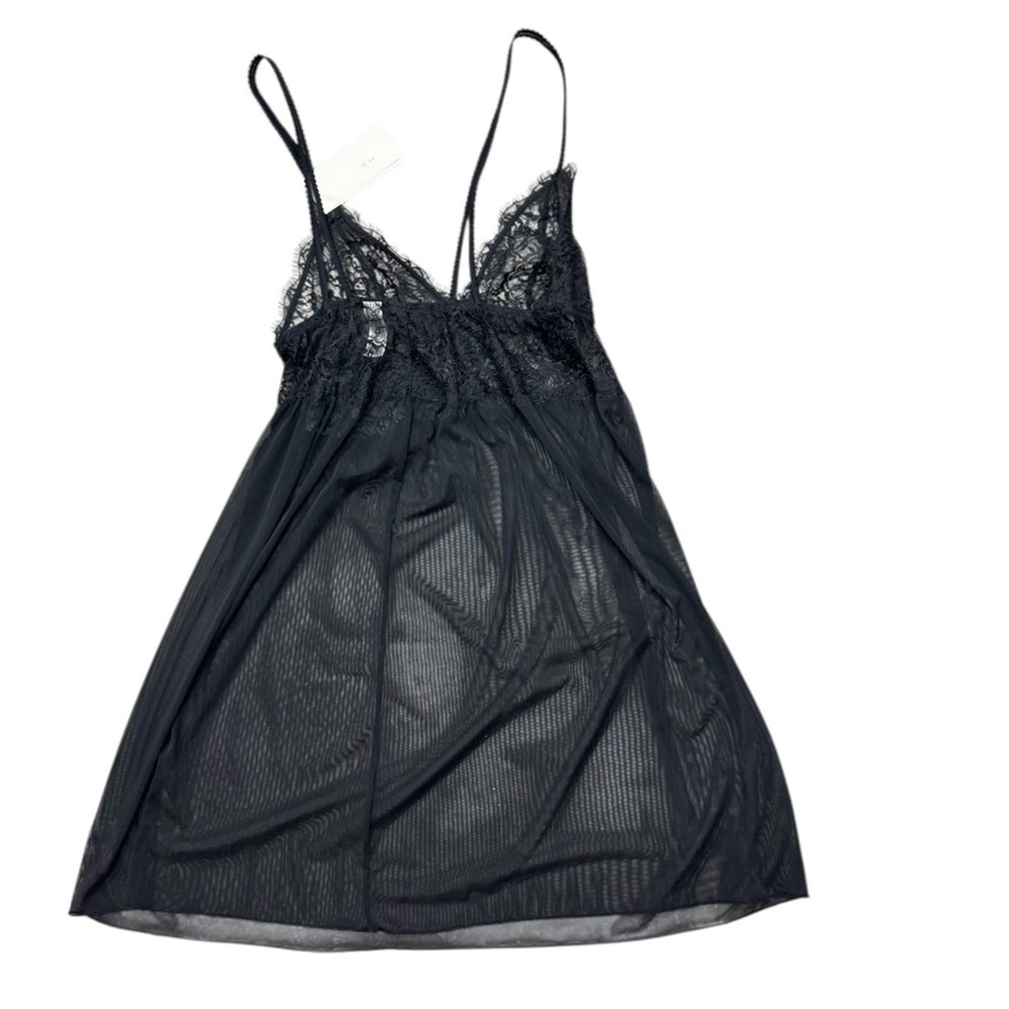 Flora Elegant Black intimate Lace Chemise