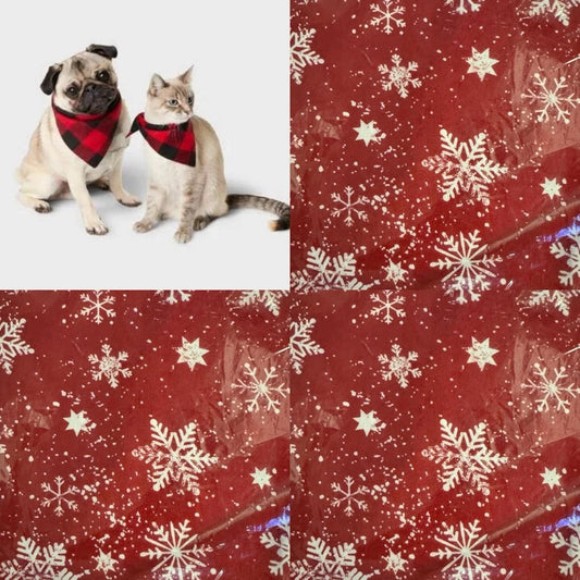 Vivifying Dog Christmas Bandana,