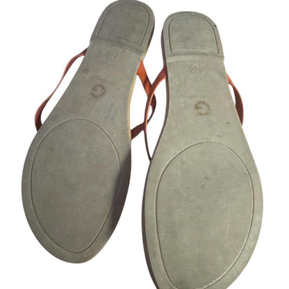 Pre-Love GBG Los Angeles Women's Orange Sandals