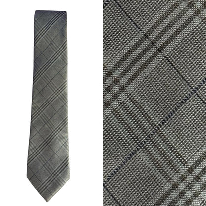 Tommy Hilfiger Gray Plaid Men's Tie